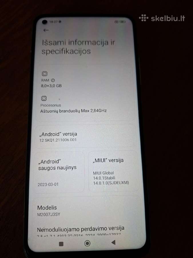 Xiaomi Mi 10t 5G 128/8 GB - nuotraukos Nr. 3