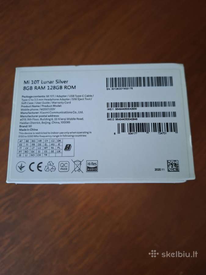 Xiaomi Mi 10t 5G 128/8 GB - nuotraukos Nr. 7