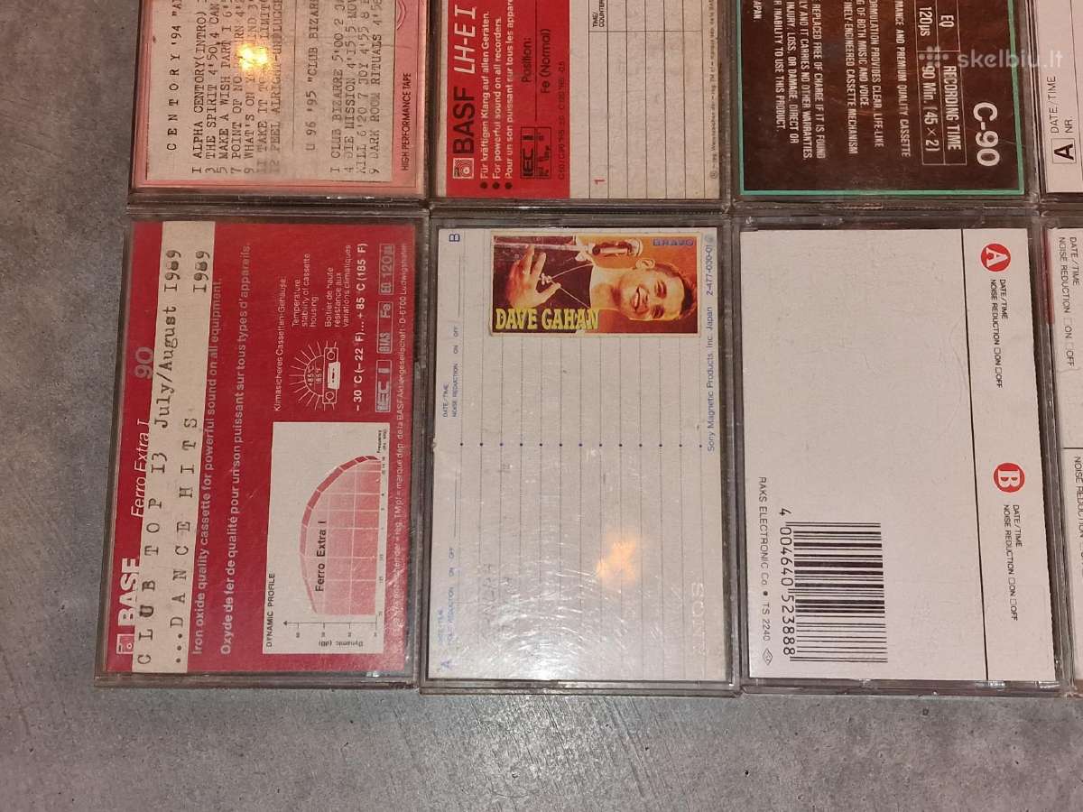 Muzikos kasetės Mc. Įrašai. 16vnt. - nuotraukos Nr. 3