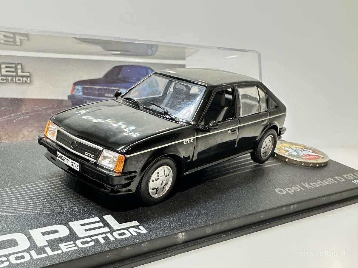 Opel Kadett D Gte juoda 1:43 Eaglemoss