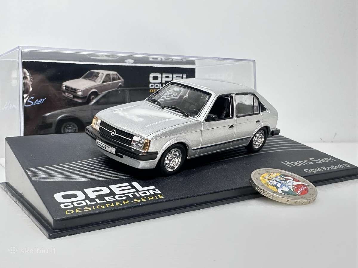 Opel Kadett D sidabro 1:43 Eaglemoss
