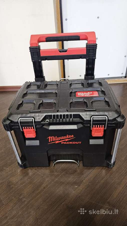 Įrankių dėžė su ratukais milwaukee packout - nuotraukos Nr. 2