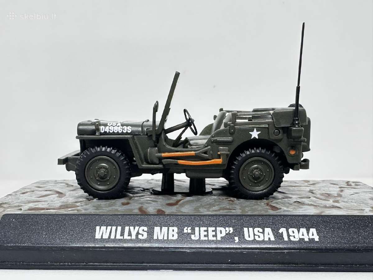 Willys MB Jeep Usa 1944 1:43 Victoria - nuotraukos Nr. 4