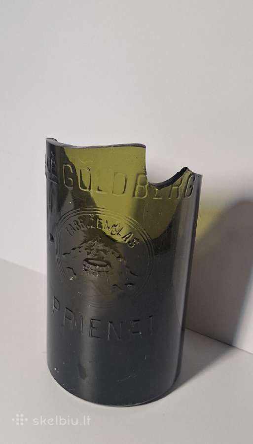 Labai retas Prienų alaus fabriko butelio fragmenta