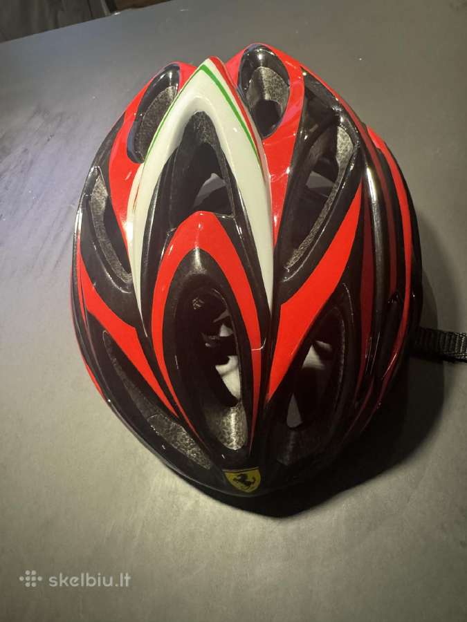 Dviratininko šalmas Ferrari - nuotraukos Nr. 2