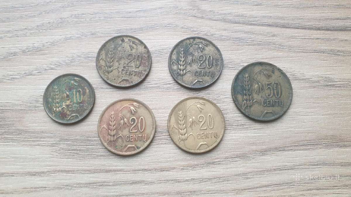1925 metų smetoniški įvairūs centukai