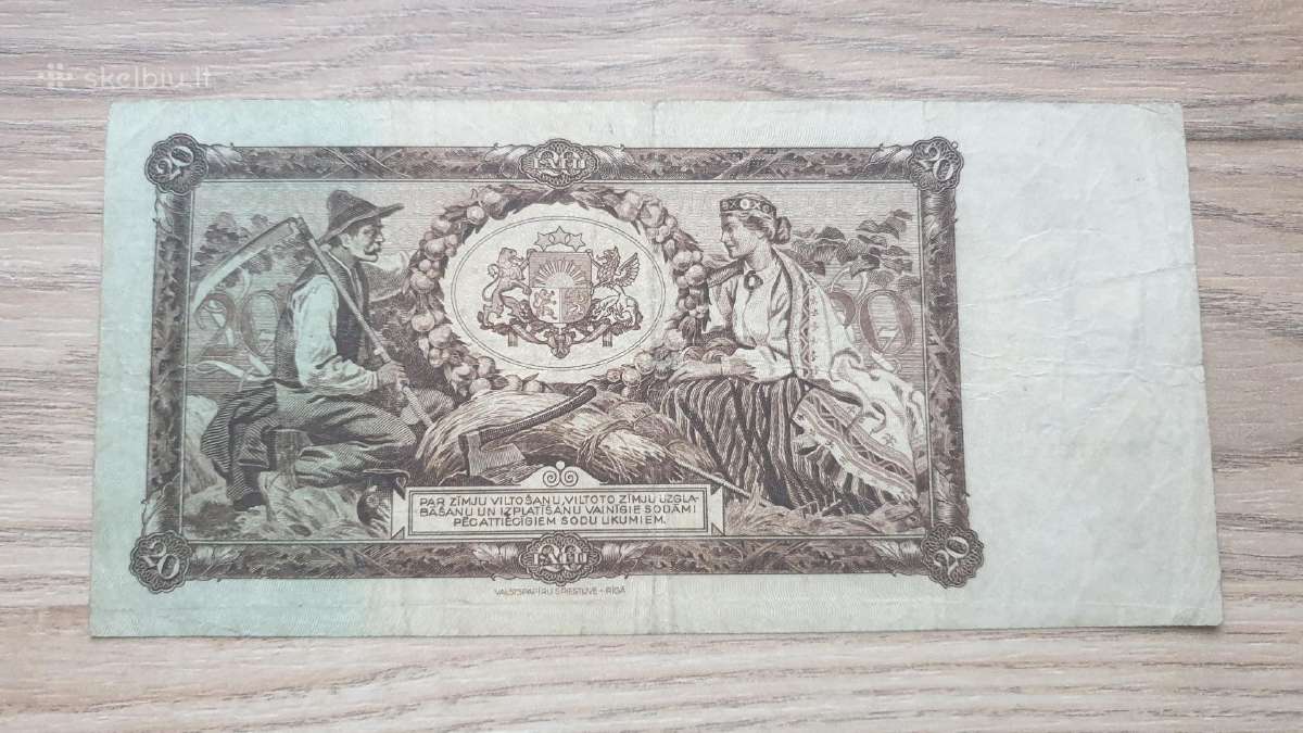 1935 metų 20 latų Latvija - nuotraukos Nr. 2
