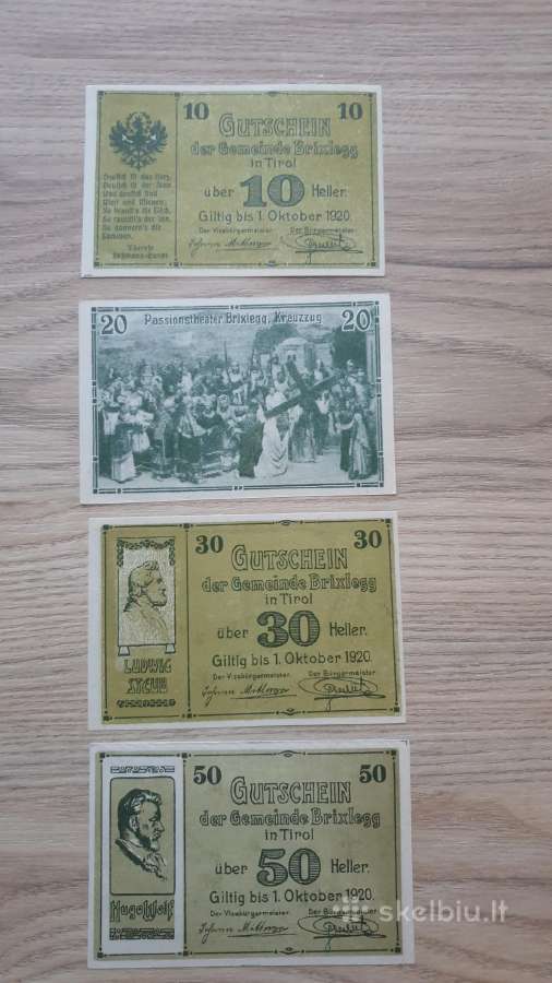 1920/1923 metų Austrijos notgeldai - nuotraukos Nr. 11