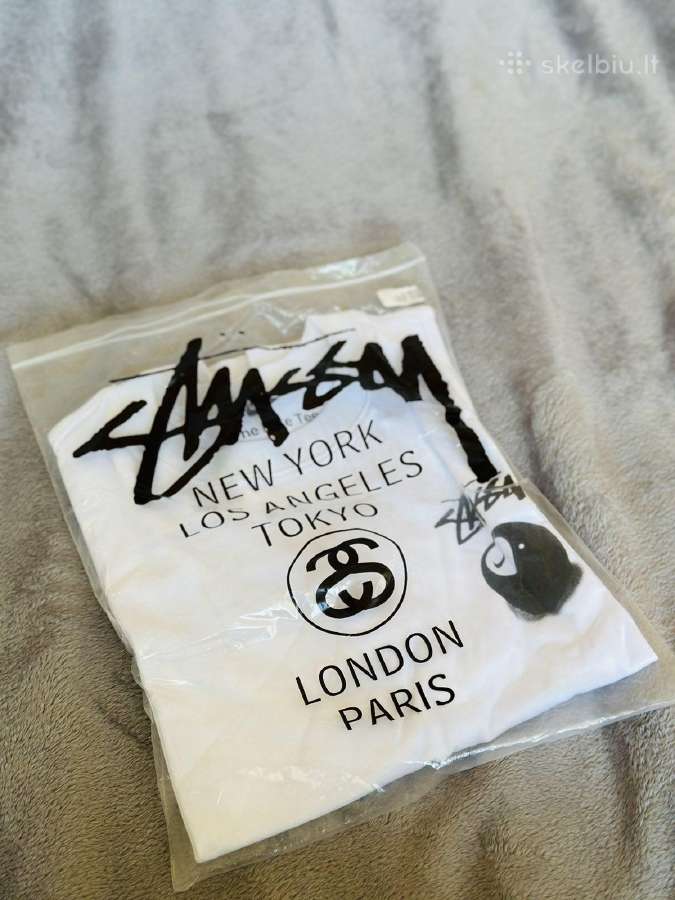 Nike x stussy balta maikė - nuotraukos Nr. 3