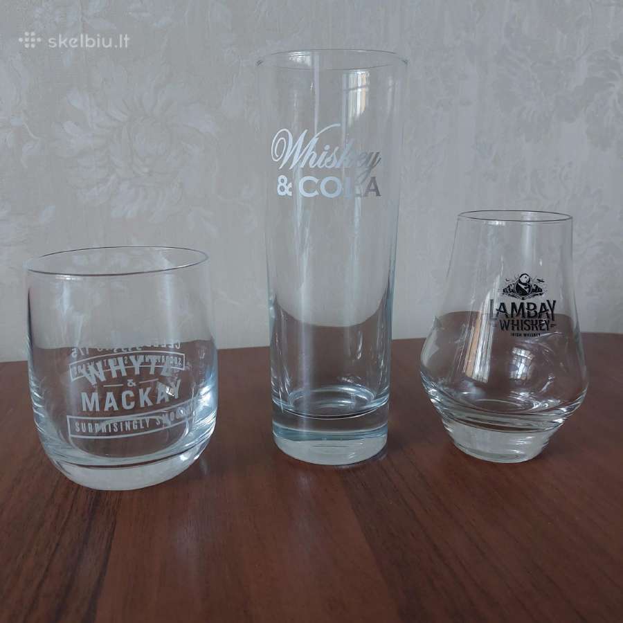 Viskio taurės / Whiskey glasses " Grant's " - nuotraukos Nr. 24