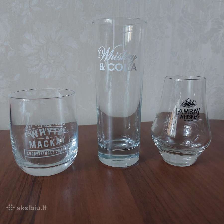 Viskio taurės / Whiskey glasses " Grant's " - nuotraukos Nr. 28