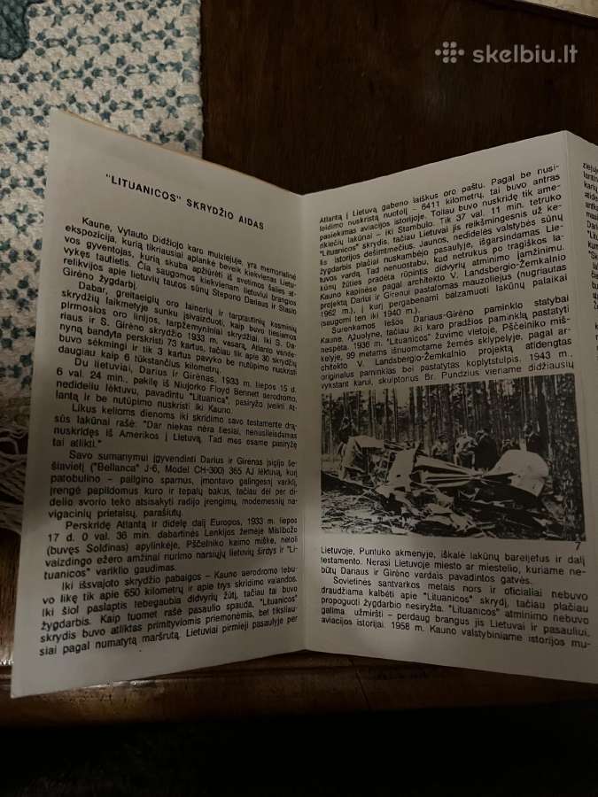Lankstinukas S. Darius S. Girėnas 1933-1993 - nuotraukos Nr. 2