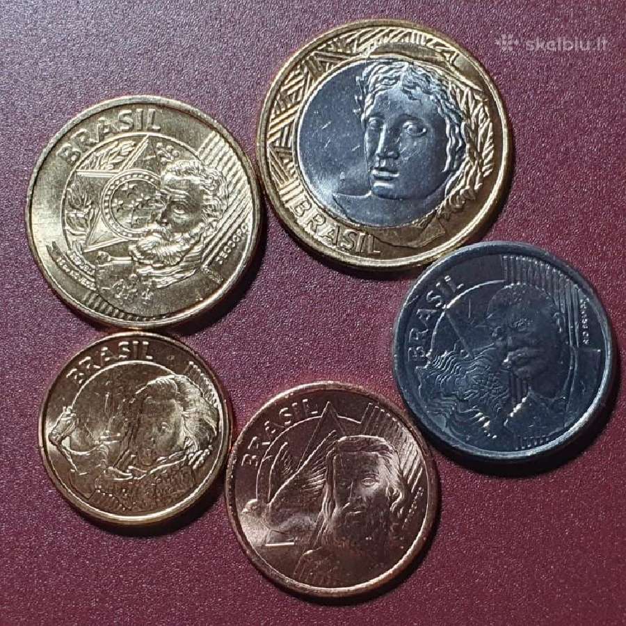 Brazilija 2021-2024, 5 vnt. rinkinys - nuotraukos Nr. 2
