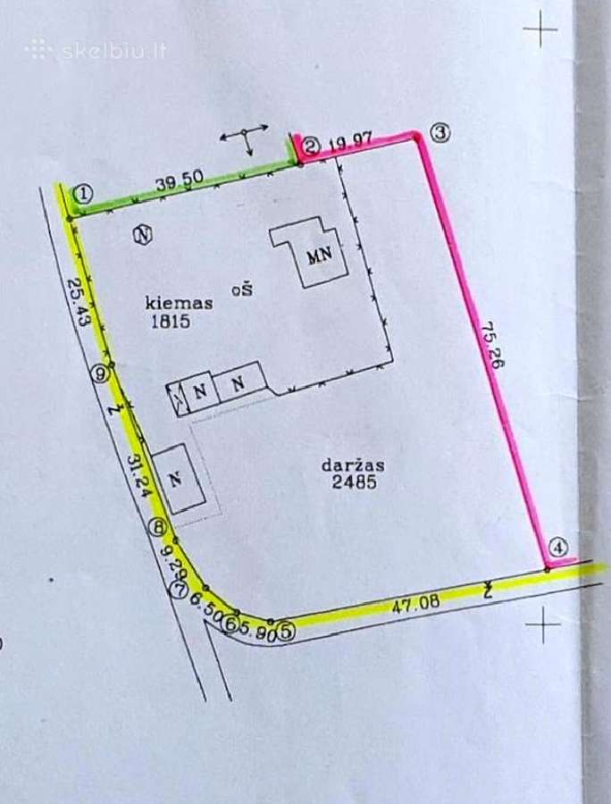 Namų valdos sklypas, 43a, Vilnius, Guobų. g. - nuotraukos Nr. 7