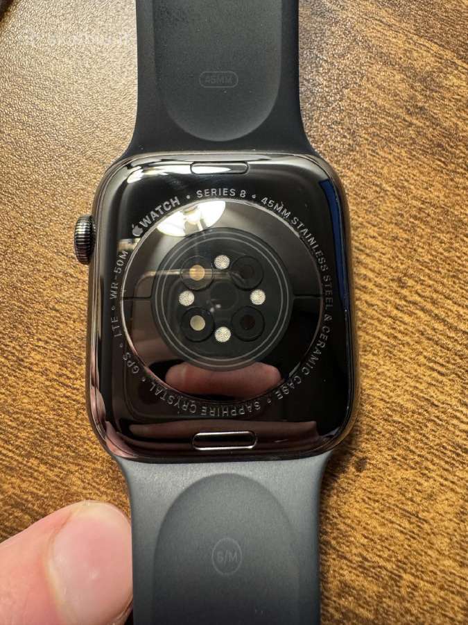 Apple Watch Series 8 Stainless Steel 45mm - nuotraukos Nr. 3
