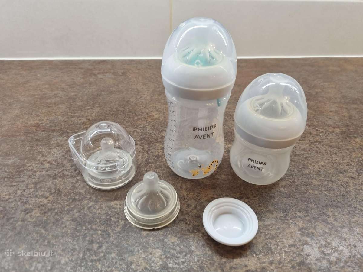 Philips avent buteliukai su priedais