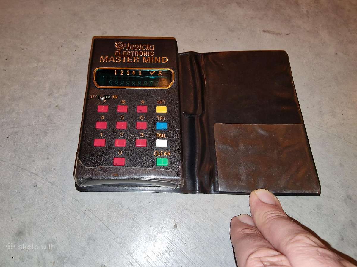 Invicta Electronic Master Mind (1977 m.) Mašinėlė - nuotraukos Nr. 4