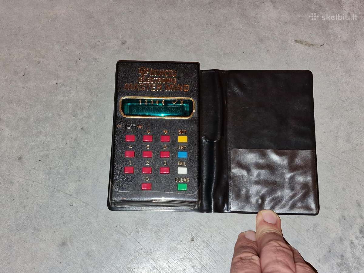 Invicta Electronic Master Mind (1977 m.) Mašinėlė - nuotraukos Nr. 5