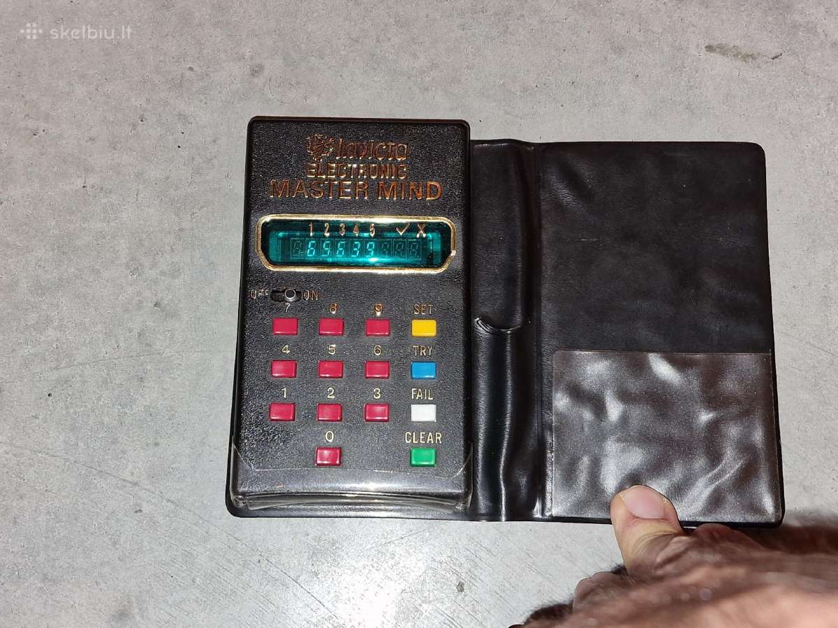 Invicta Electronic Master Mind (1977 m.) Mašinėlė - nuotraukos Nr. 6