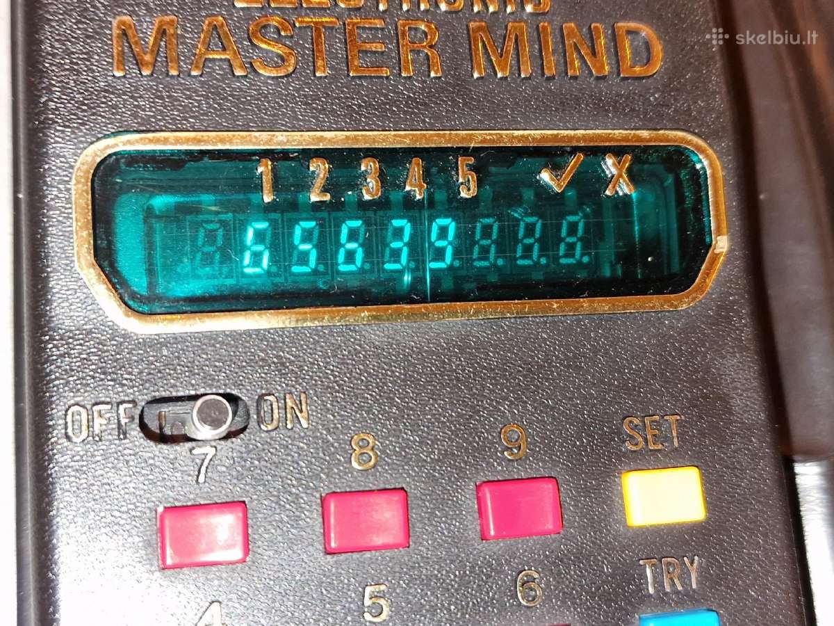 Invicta Electronic Master Mind (1977 m.) Mašinėlė - nuotraukos Nr. 7