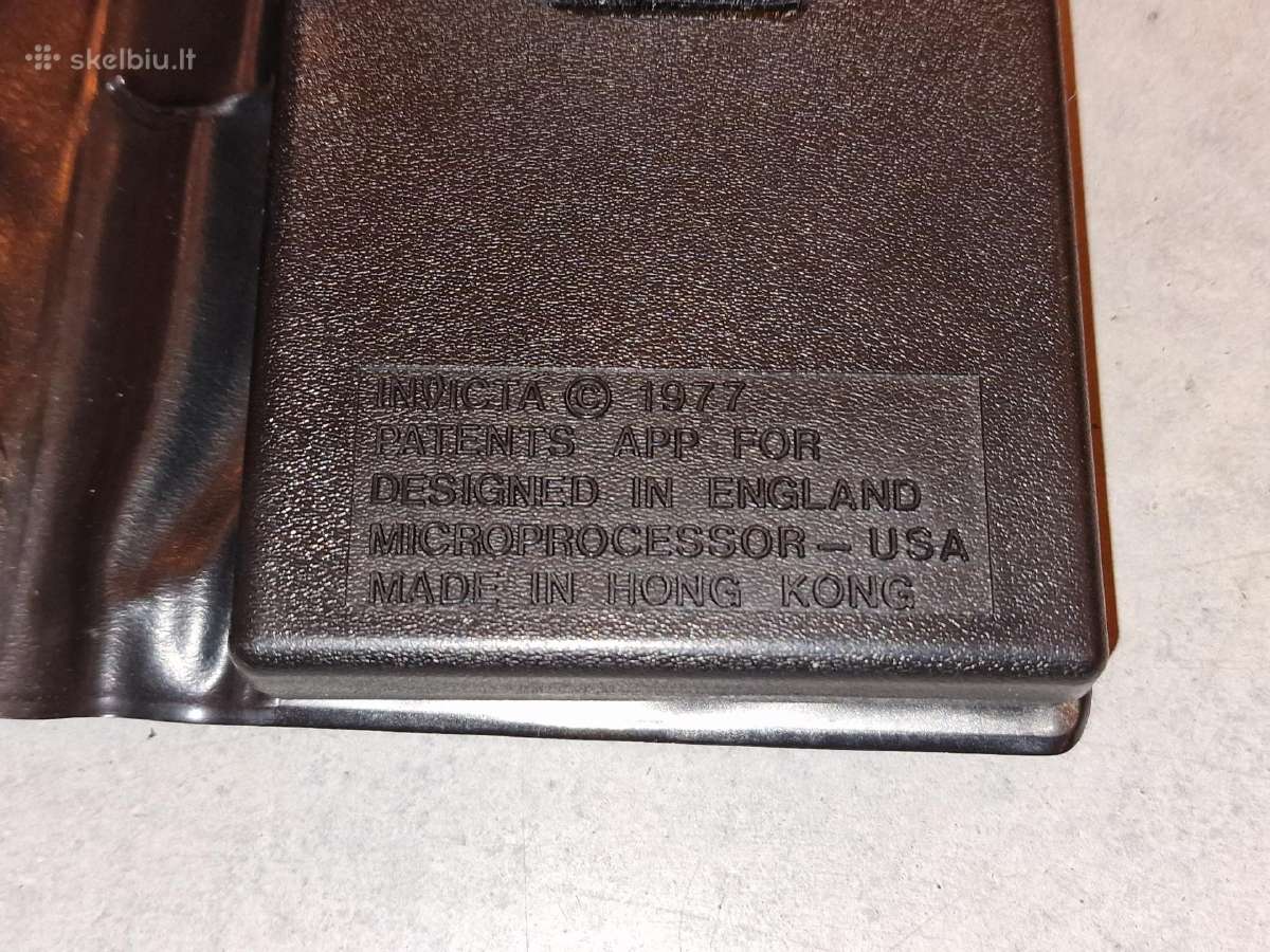 Invicta Electronic Master Mind (1977 m.) Mašinėlė - nuotraukos Nr. 3