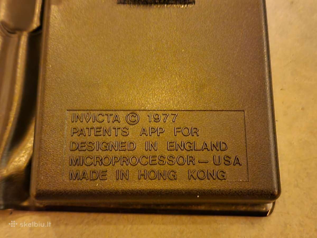 Invicta Electronic Master Mind (1977 m.) Mašinėlė - nuotraukos Nr. 8