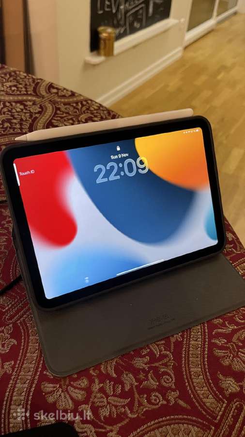Apple iPad mini 6th 64gb + pencil gen2 + dėklas