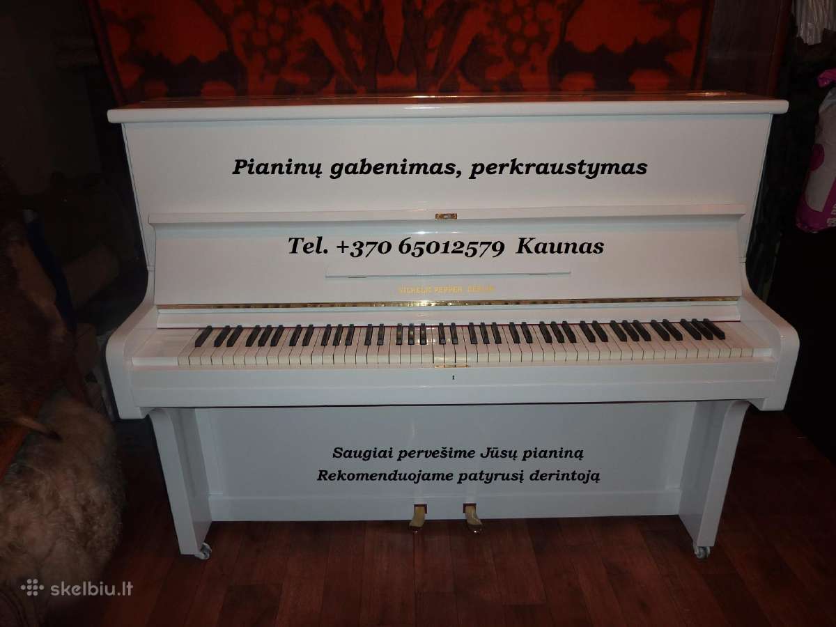 Pianinas, pianinai ir jų transportavimas