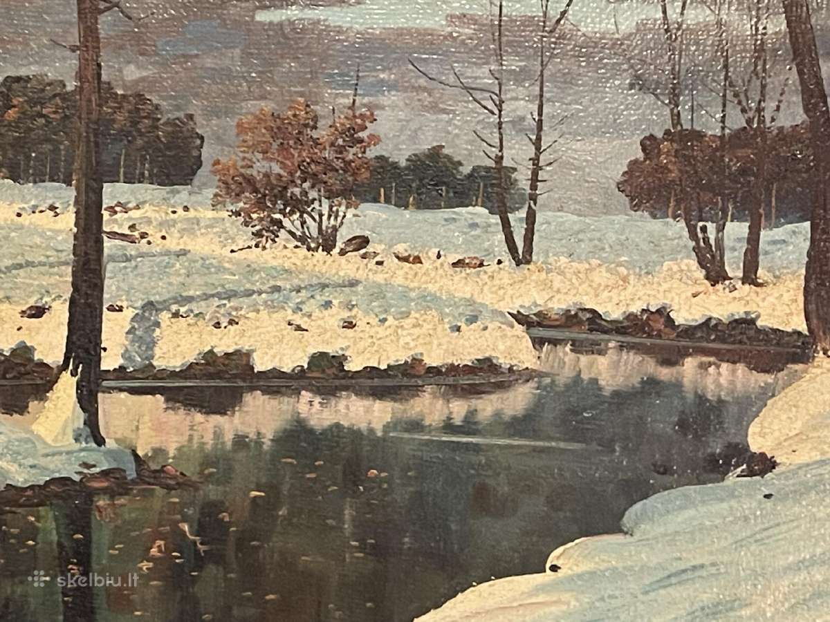Žiemos saulėlydis (August Zeidler, 1937 m.) - nuotraukos Nr. 4