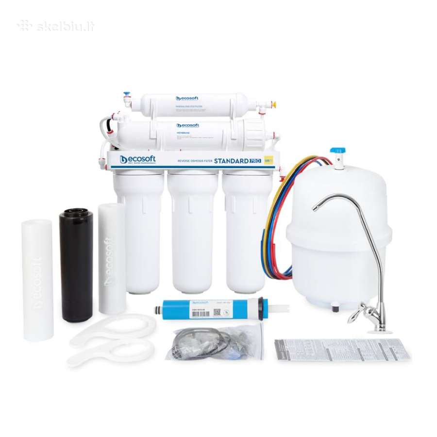 Nauja atvirkštinio osmoso sistema Ecosoft Ro5