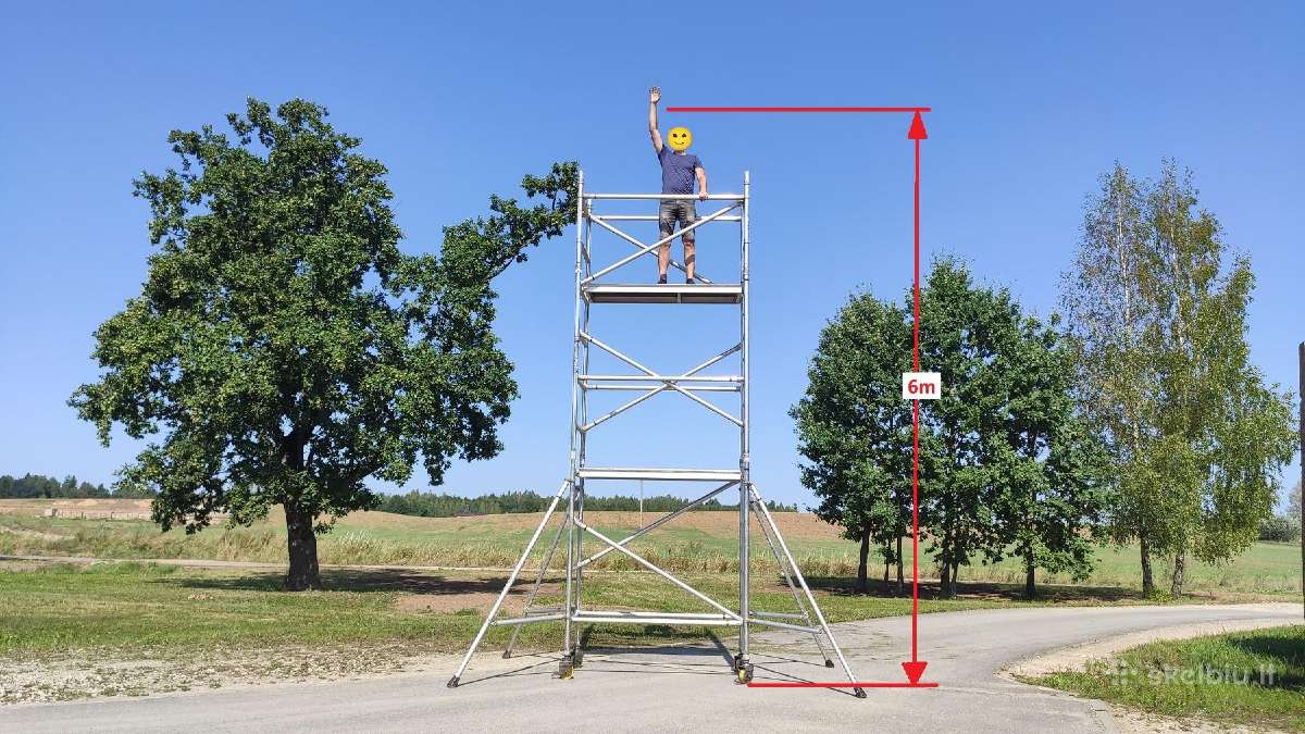 Pastolių, aliuminio bokštelio nuoma, pardavimas - nuotraukos Nr. 10