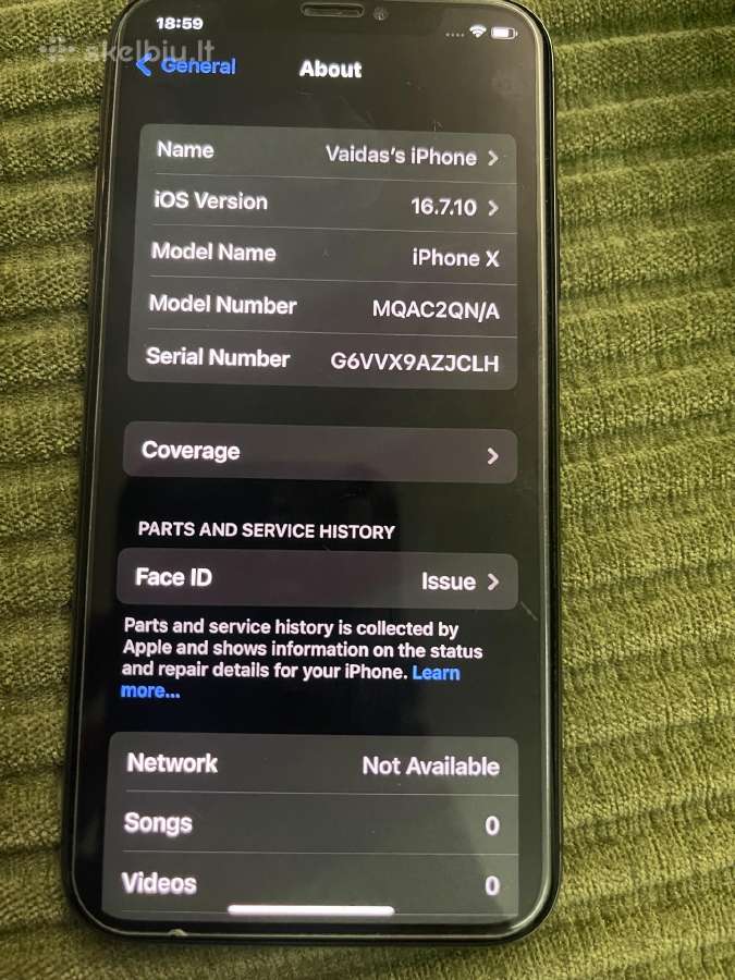 iPhone X - nuotraukos Nr. 8