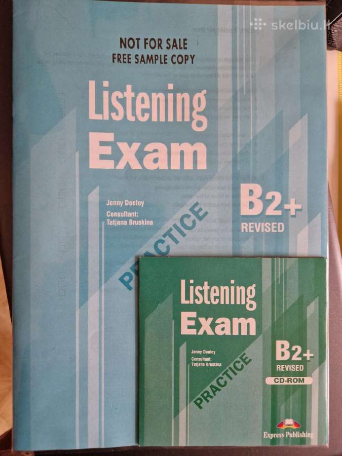 Listening Exam Practice B2+ knyga ir audio diskas