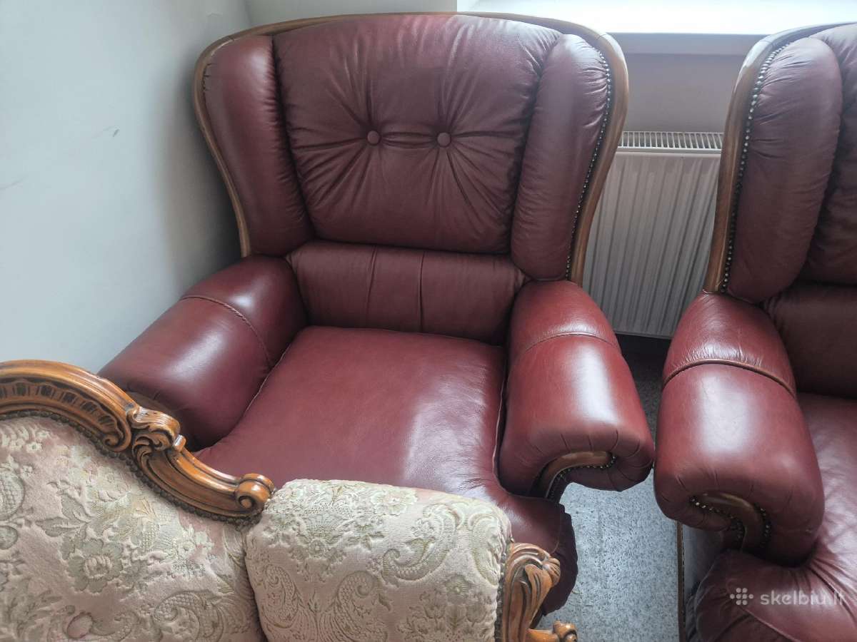 Prabangus, išskirtinis komplektas. Natūrali oda - nuotraukos Nr. 5