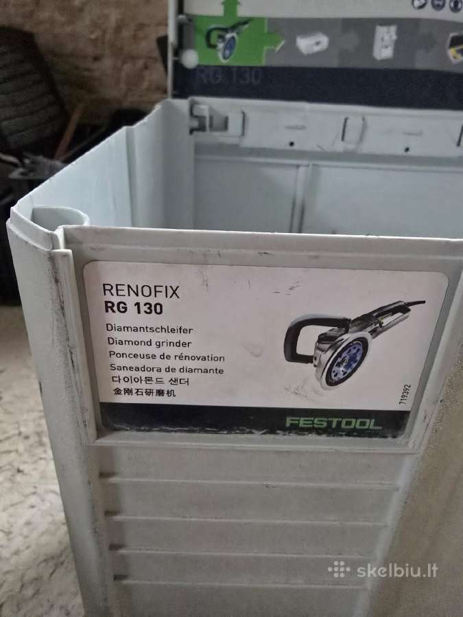 Betono šlifuoklis Festool Rg130 - nuotraukos Nr. 3