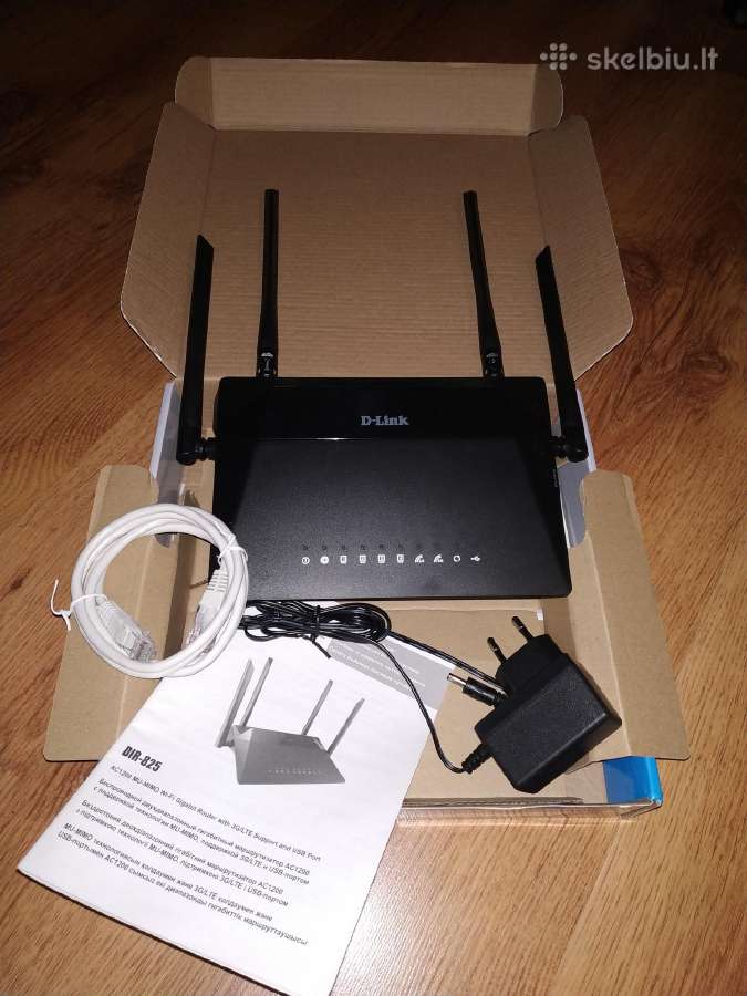 Bevielis routeris maršrutizatorius D-link Dir-825