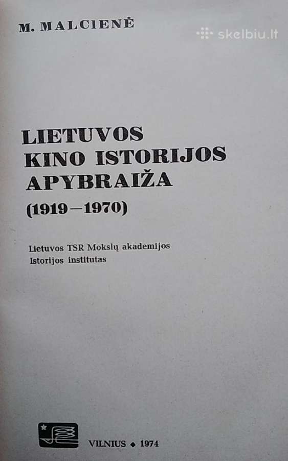 Lietuvos kino istorijos apybraiža (1919-1970) - nuotraukos Nr. 2