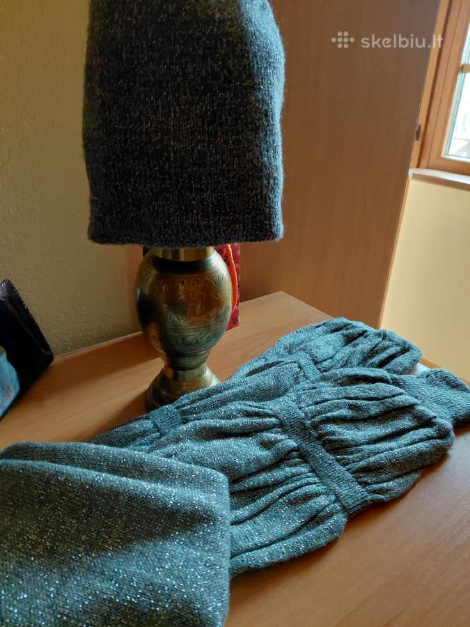 Kepurės ir šaliko blizgus komplektukas