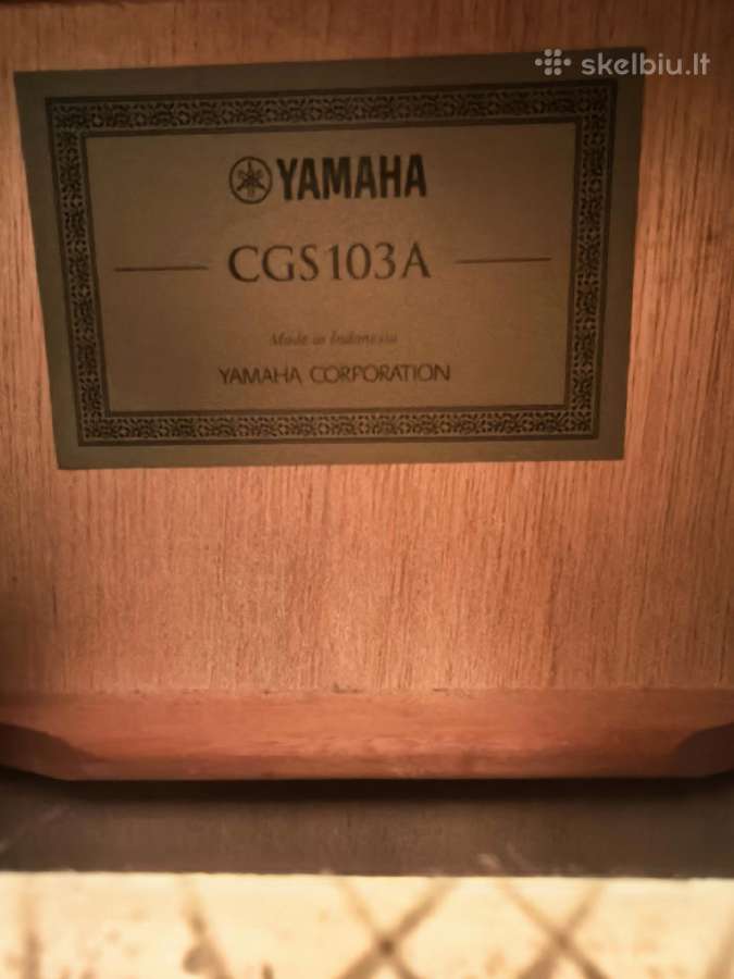 Klasikinė gitara maža Yamaha Sgs103a 3/4 su dėklu - nuotraukos Nr. 2