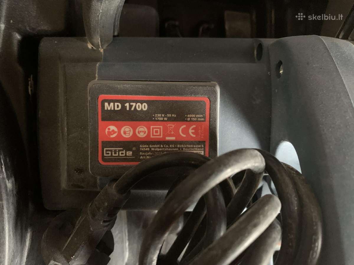 Gude Md1700 kanalų freza - nuotraukos Nr. 2