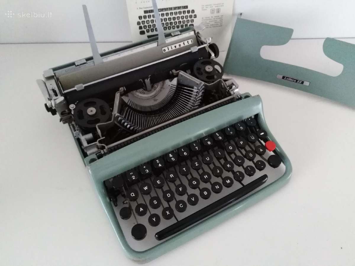 Antikvarine spausdinimo masinele Olivetti Lettera - nuotraukos Nr. 11