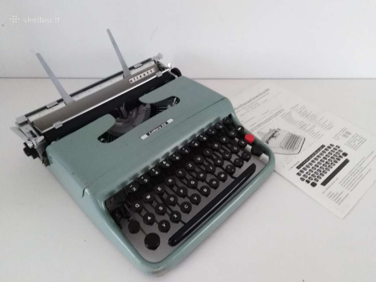 Antikvarine spausdinimo masinele Olivetti Lettera - nuotraukos Nr. 10