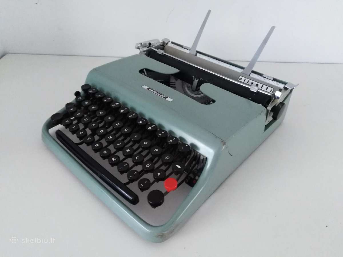 Antikvarine spausdinimo masinele Olivetti Lettera - nuotraukos Nr. 6
