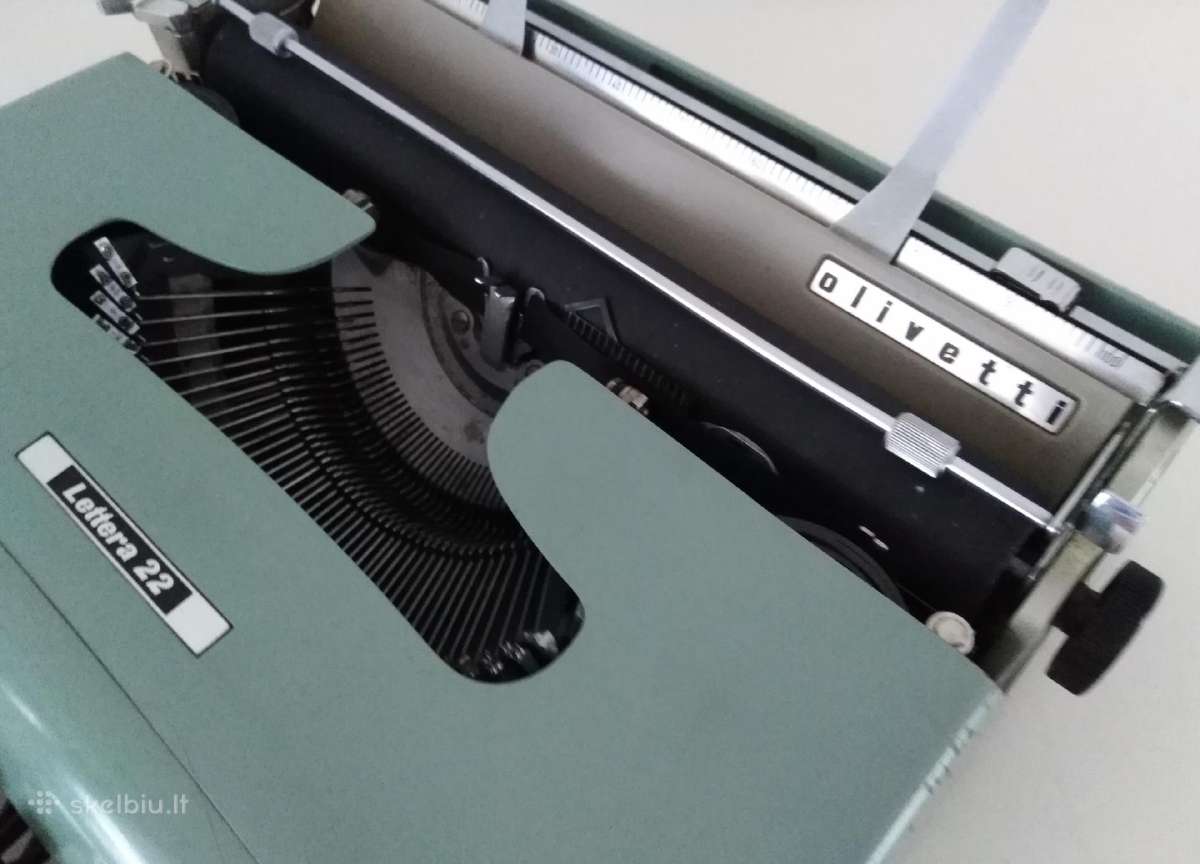 Antikvarine spausdinimo masinele Olivetti Lettera - nuotraukos Nr. 8