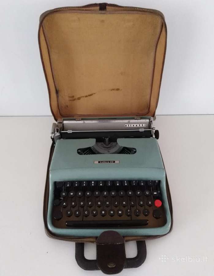 Antikvarine spausdinimo masinele Olivetti Lettera - nuotraukos Nr. 4