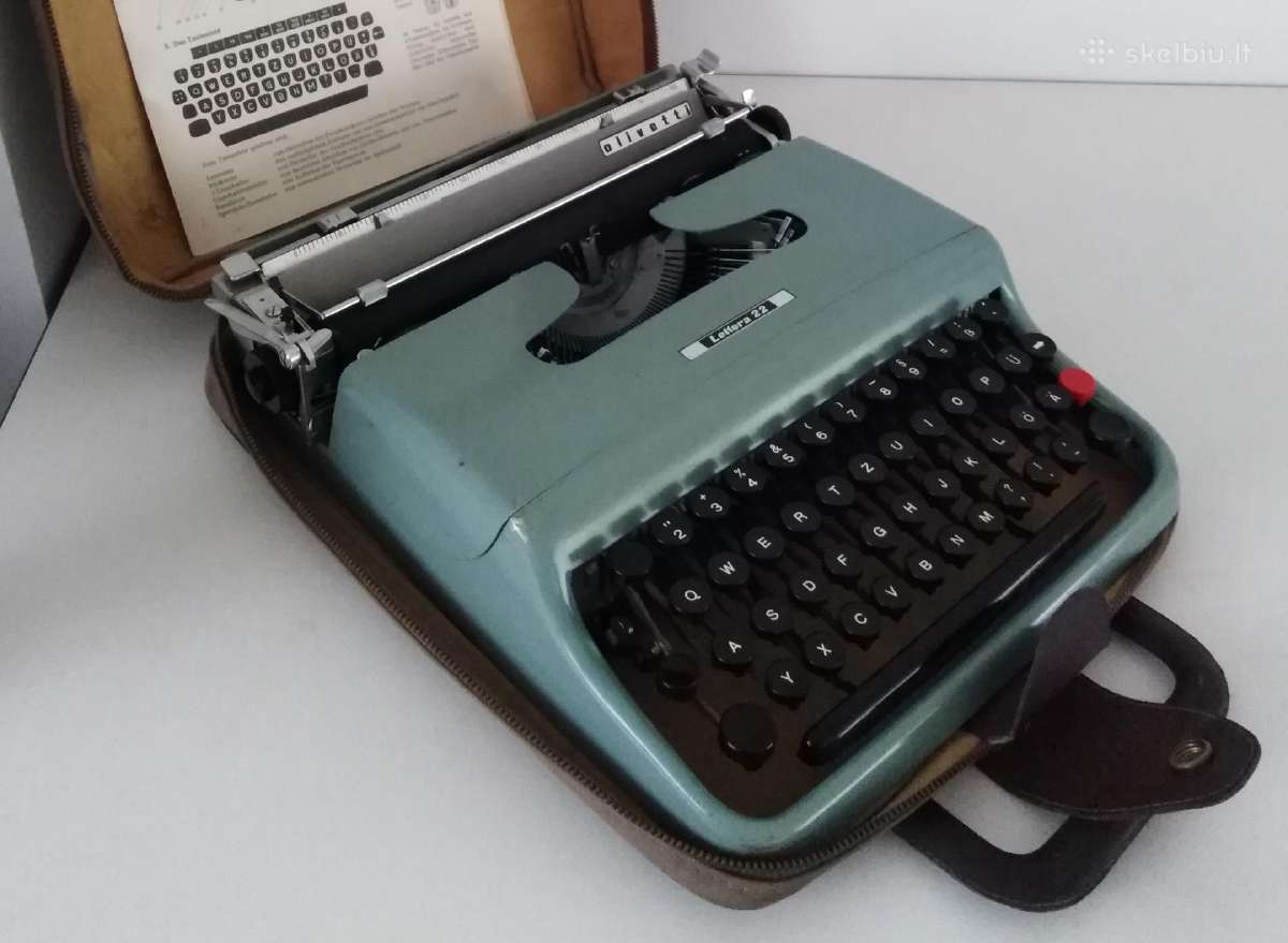 Antikvarine spausdinimo masinele Olivetti Lettera - nuotraukos Nr. 7