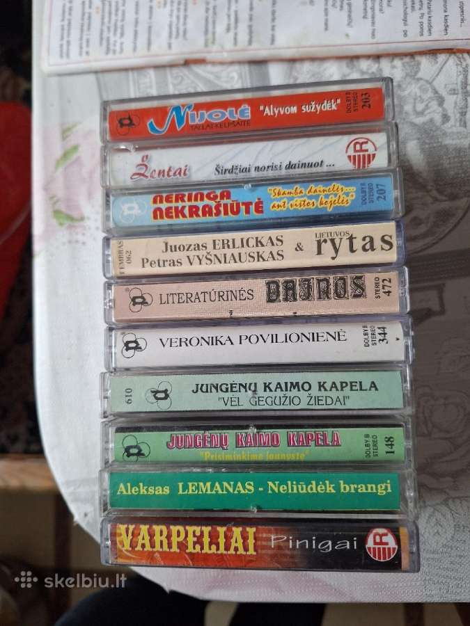 Lietuviskos audio kasetes