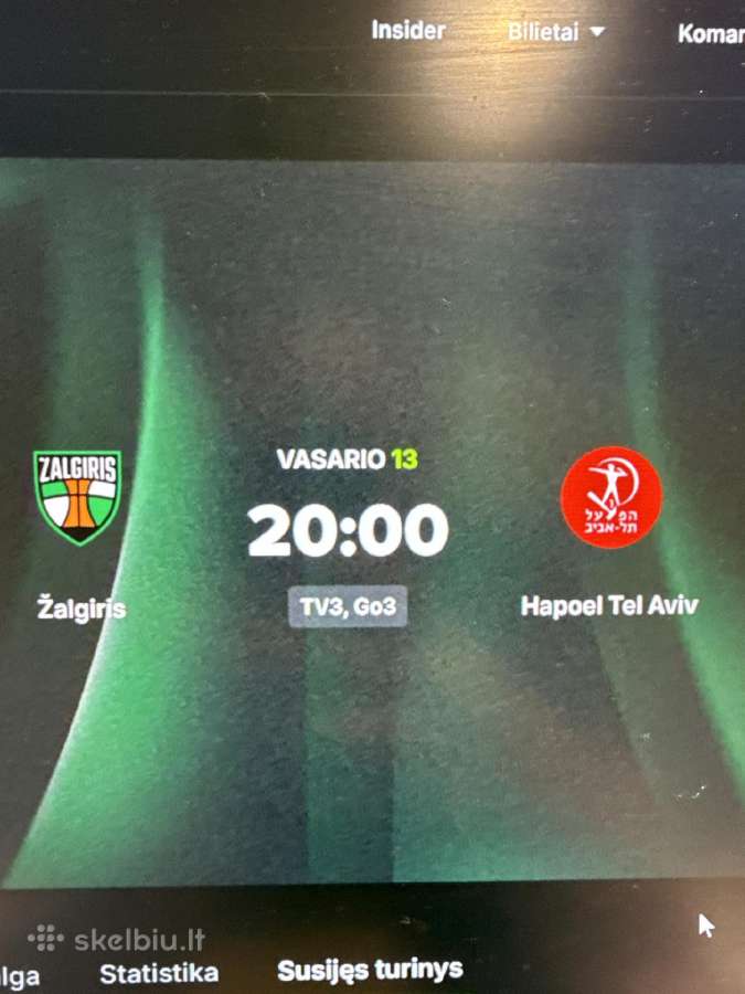 Zalgiris- Asvel 10.23d. 2 (du) bilietai - nuotraukos Nr. 4