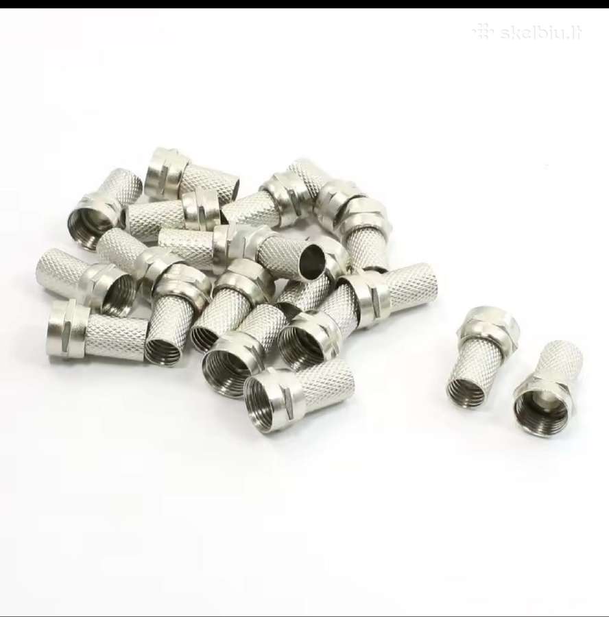 Parduodu F tipo jungtis (f-connector)6 mm kabeliui - nuotraukos Nr. 2