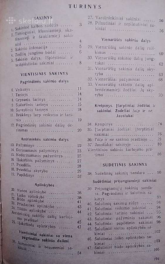 Lietuvių kalba. Vadovėlis 7-8 klasei - nuotraukos Nr. 3